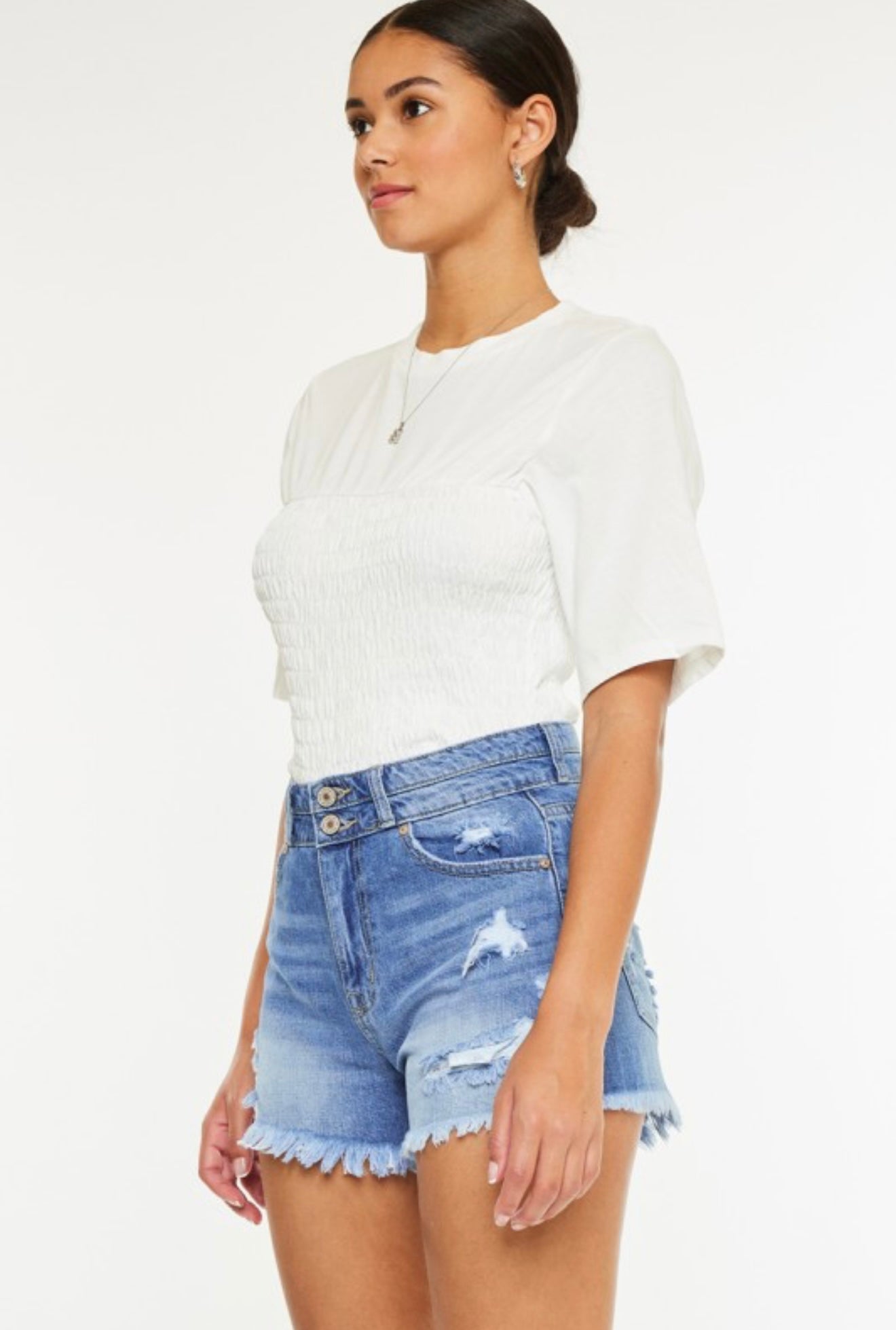 Miley denim shorts