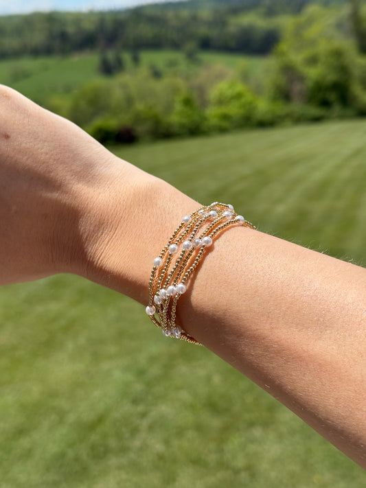 Domic Bracelet Set - Gold